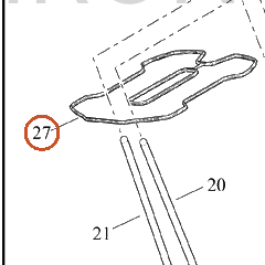 Harley-Davidson Gasket, Cover, Lower, Rockerbox