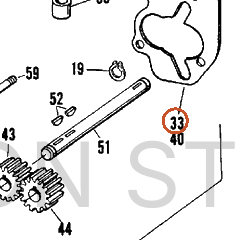 Harley-Davidson Gasket, Oil Pump Body