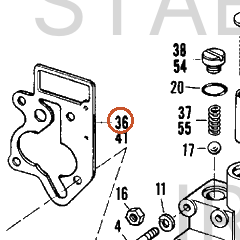 Harley-Davidson Gasket, Oilpump Plate