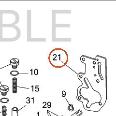 Harley-Davidson Gasket, Oilpump Body