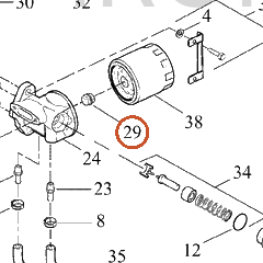 Harley-Davidson Fitting, Oil Ln, Adapter