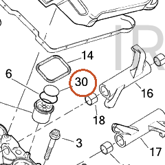 Harley-Davidson Umbrella-Check Valve