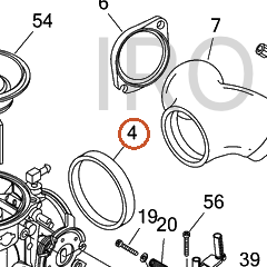 Harley-Davidson Seal Ring, Carb