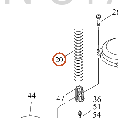 Harley-Davidson Coil Spring, Carb