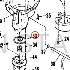 Harley-Davidson Diaphram, Accelerator Pump, Ca