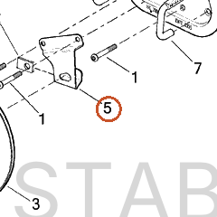 Harley-Davidson Bracket, A-C Cover