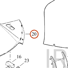 Harley-Davidson Top Duct(Sub-Assembly)Solid