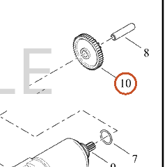 Harley-Davidson Kit, Starter, Gears