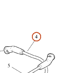 Harley-Davidson Cable, S-Plg, Front Sparkplug