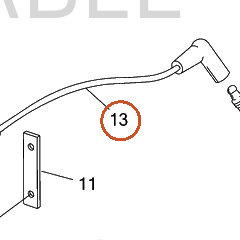 Harley-Davidson Spark Plug Cable Assembly