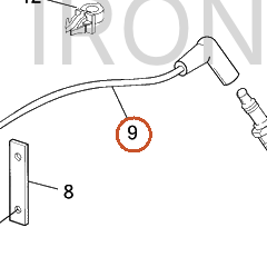 Harley-Davidson Rear Spark Plug Cable