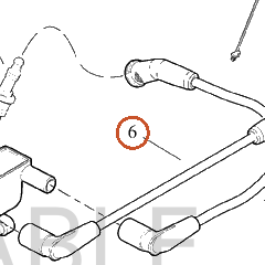 Harley-Davidson Cable, Rr Sparkplug