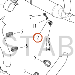 Harley-Davidson Sensor, Chem/Gas, Post-Cat O2 Se