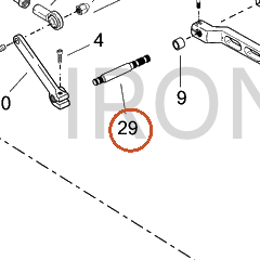 Harley-Davidson Shaft, Gearshift Lever