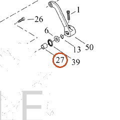 Harley-Davidson Lever, Engn Shf, X
