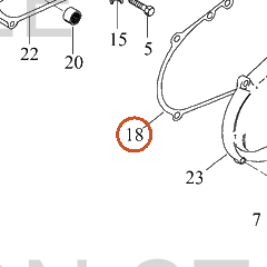 Harley-Davidson Gasket, Primary Cover