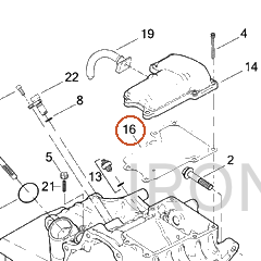 Harley-Davidson Gasket, Cover, Trans Top