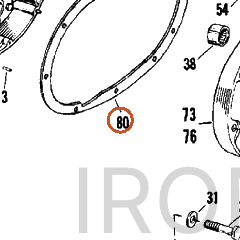 Harley-Davidson Gasket, Front Chain Cover