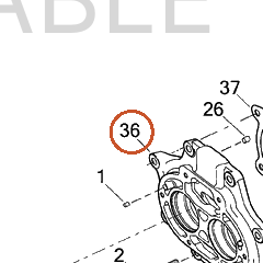 Harley-Davidson Access Door, Xmsn, Main, Brng, Ass