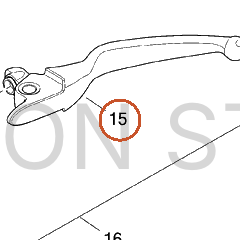 Harley-Davidson Lever, Cl, Assembly