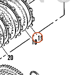 Harley-Davidson Disc, Friction Clutch