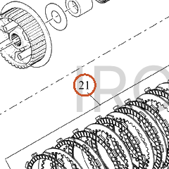 Harley-Davidson Clutch Misc Sub-Component, 8-Plate