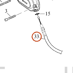 Harley-Davidson Kit-Clutch Cable
