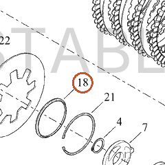 Harley-Davidson Seat, Clutch Spring
