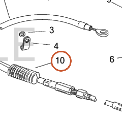 Harley-Davidson Boot, Clutch Cable