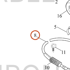 Harley-Davidson Cable Assembly, Clutch