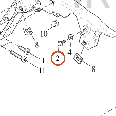 Harley-Davidson Screw Hex Flange