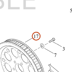 Harley-Davidson Sprocket Assembly Final Drv 70t