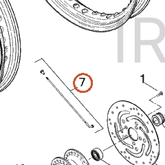 Harley-Davidson Bom Kit Spoke & Nipple, 19-Lng/