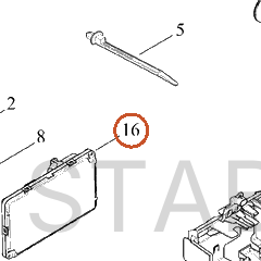 Harley-Davidson Module, Body Cont, Y-Axis, Base