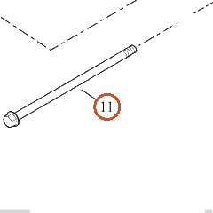 Harley-Davidson Axle, Rr, Hollow