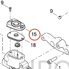 Harley-Davidson Cover, Rr Brake Master Cyl