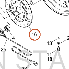 Harley-Davidson Rotor, Brake, X
