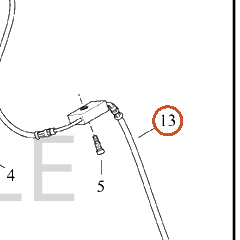 Harley-Davidson Brake Line, X
