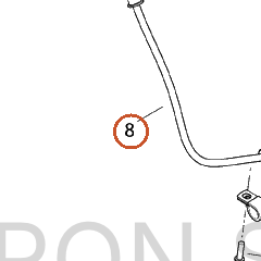 Harley-Davidson Brakeline, Non-Abs, Front(Ape)