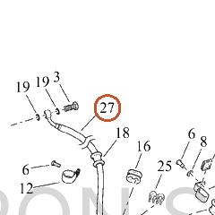 Harley-Davidson Brake Line, Abs, Ehcu-To-Fr Macy