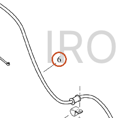 Harley-Davidson Brake Line, Non-Abs, Front