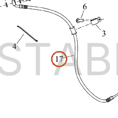 Harley-Davidson Brake Line, Fr, Abs, Ma Cyl To Ma