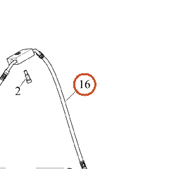 Harley-Davidson Brake Line, Front, Abs, Caliper W/M