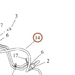 Harley-Davidson Brake Line, Fr Ma Cyl, Ehcu