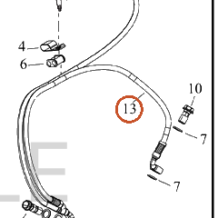 Harley-Davidson Brake Line, Jumper