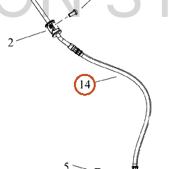 Harley-Davidson Brake Line, Abs, Ehcu-To-Fr Cal