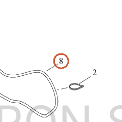 Harley-Davidson Brake Line, Fr Ma Cyl To Ehcu