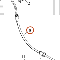 Harley-Davidson Brake Line, Rear, Abs, Ma Cyl To