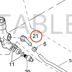 Harley-Davidson Kit Reservoir Port