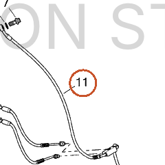Harley-Davidson Brake Line, X